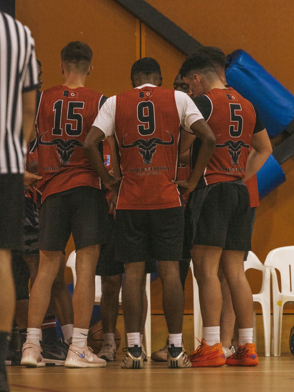 MRF-D 25.3, ADF compete in basketball tournament