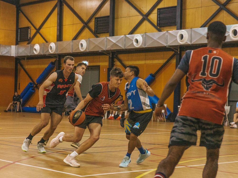 MRF-D 25.3, ADF compete in basketball tournament