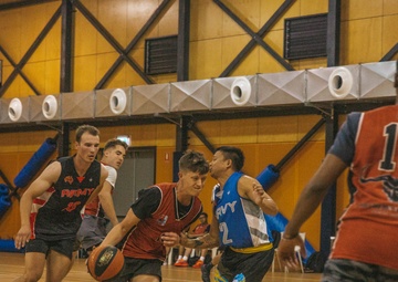 MRF-D 25.3, ADF compete in basketball tournament
