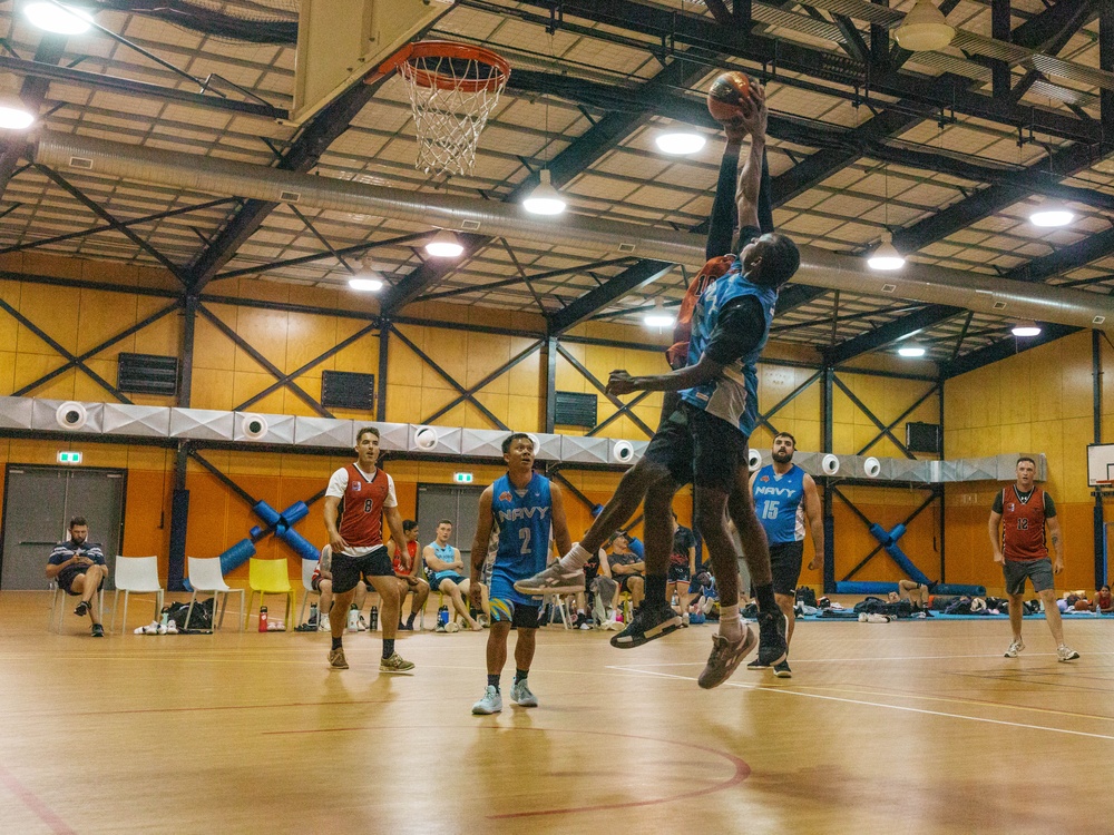 MRF-D 25.3, ADF compete in basketball tournament