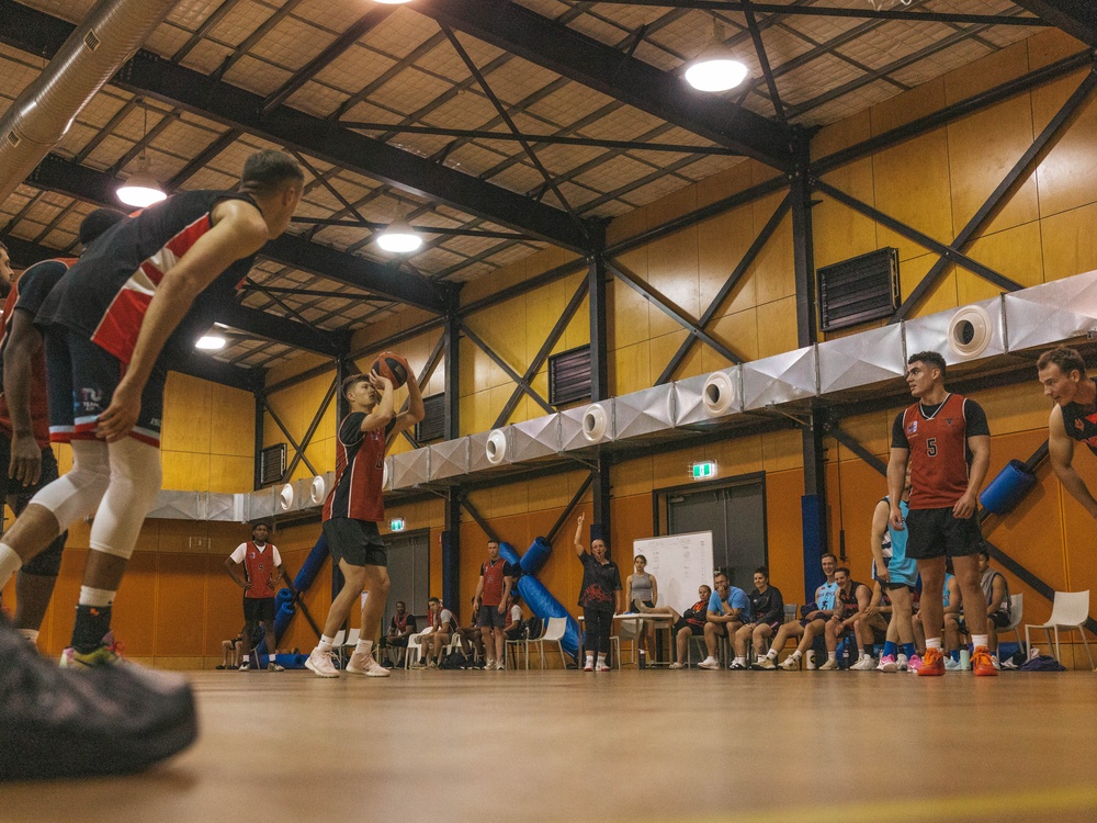 MRF-D 25.3, ADF compete in basketball tournament