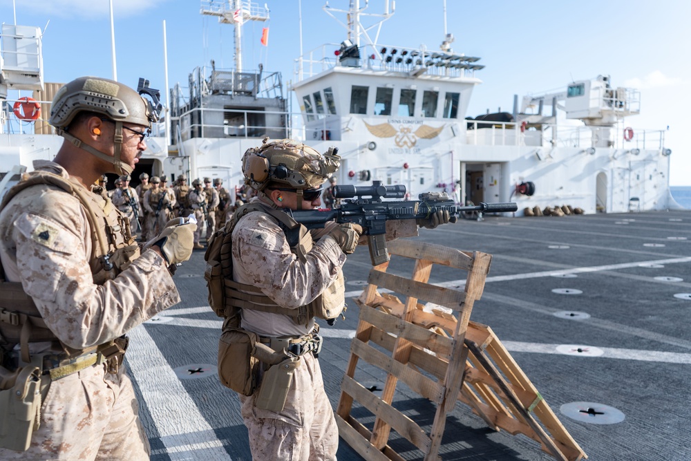 CP25 Marine Live Fire Exercise Atlantic Ocean