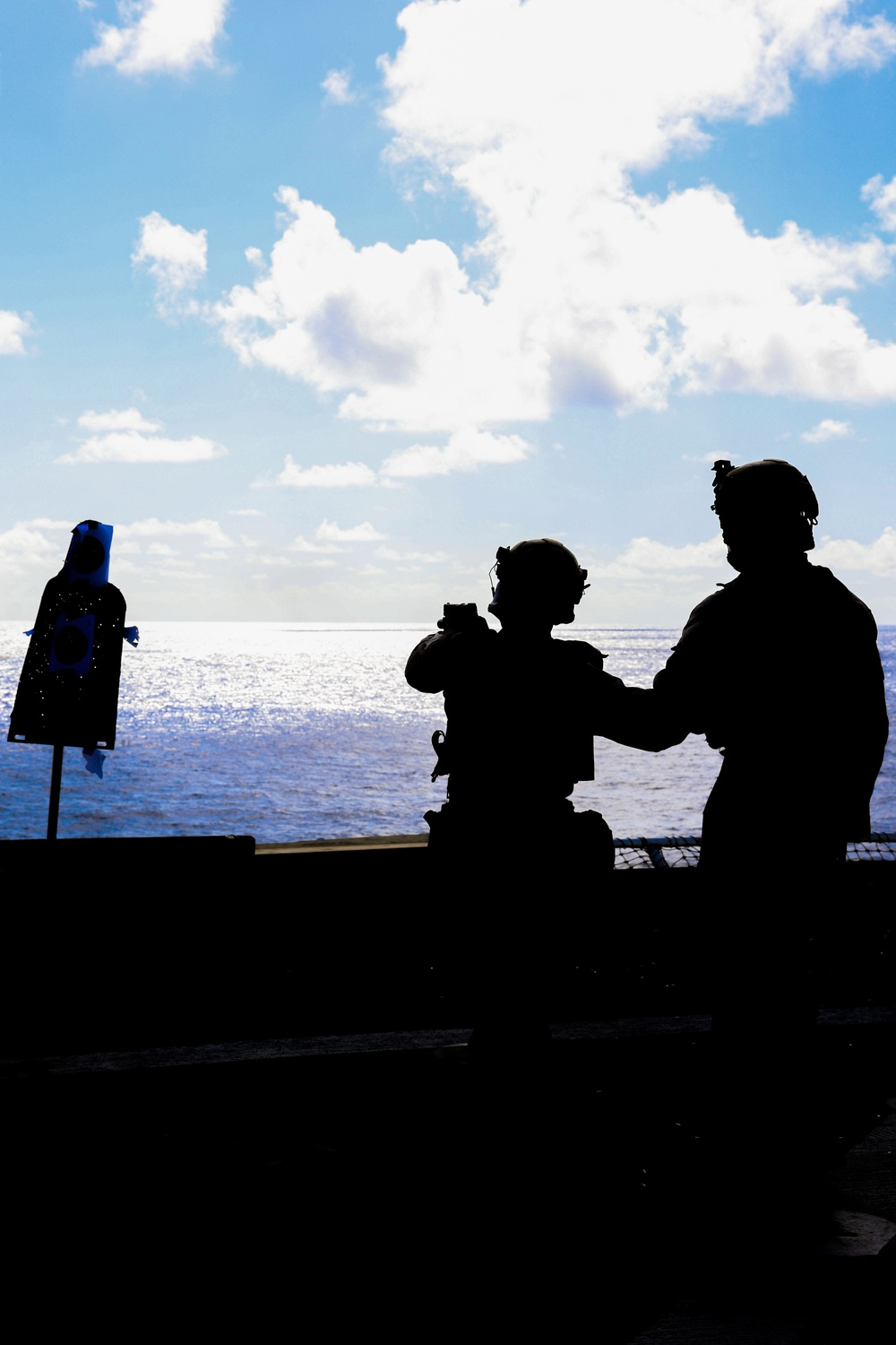 USNS Comfort Marines Live Fire