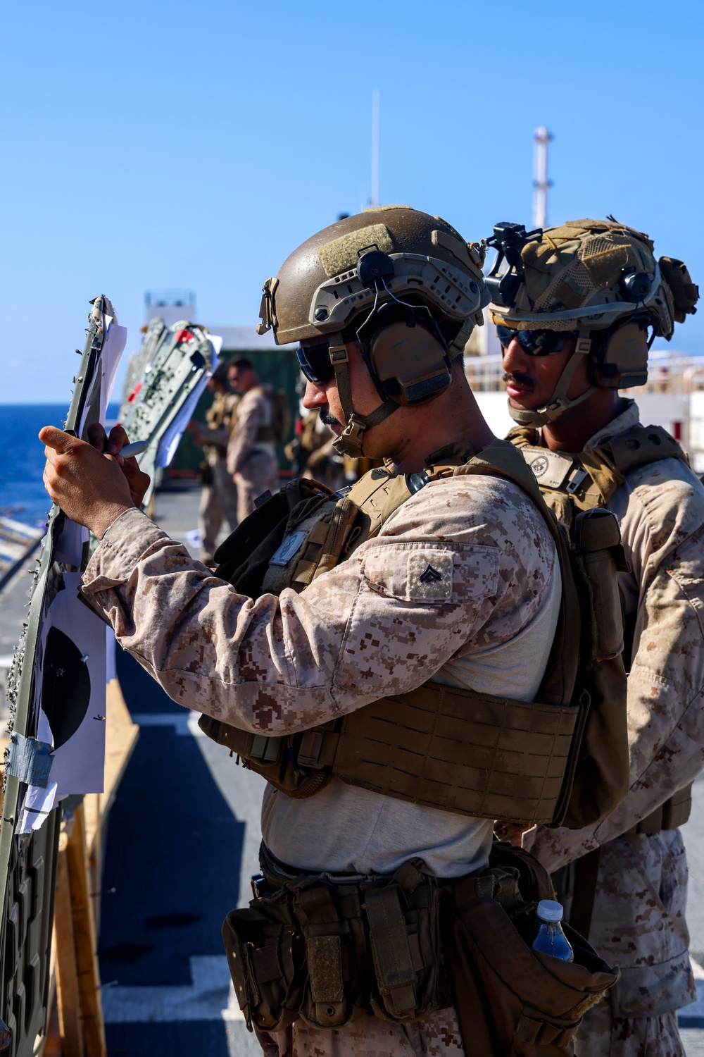 USNS Comfort Marines Live Fire