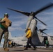 22nd MEU(SOC) | VMM-263 (REIN) Onloads Personnel and Equipment for Deployment