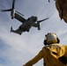 22nd MEU(SOC) | VMM-263 (REIN) Onloads Personnel and Equipment for Deployment
