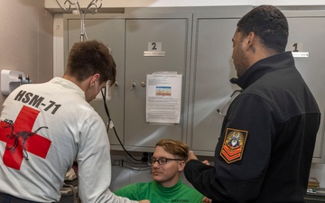 Abraham Lincoln conducts routine operations