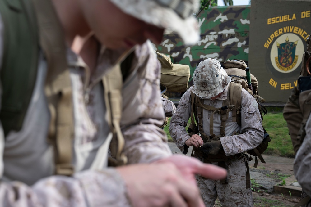 Panamanian and U.S. Forces conduct jungle orientation course