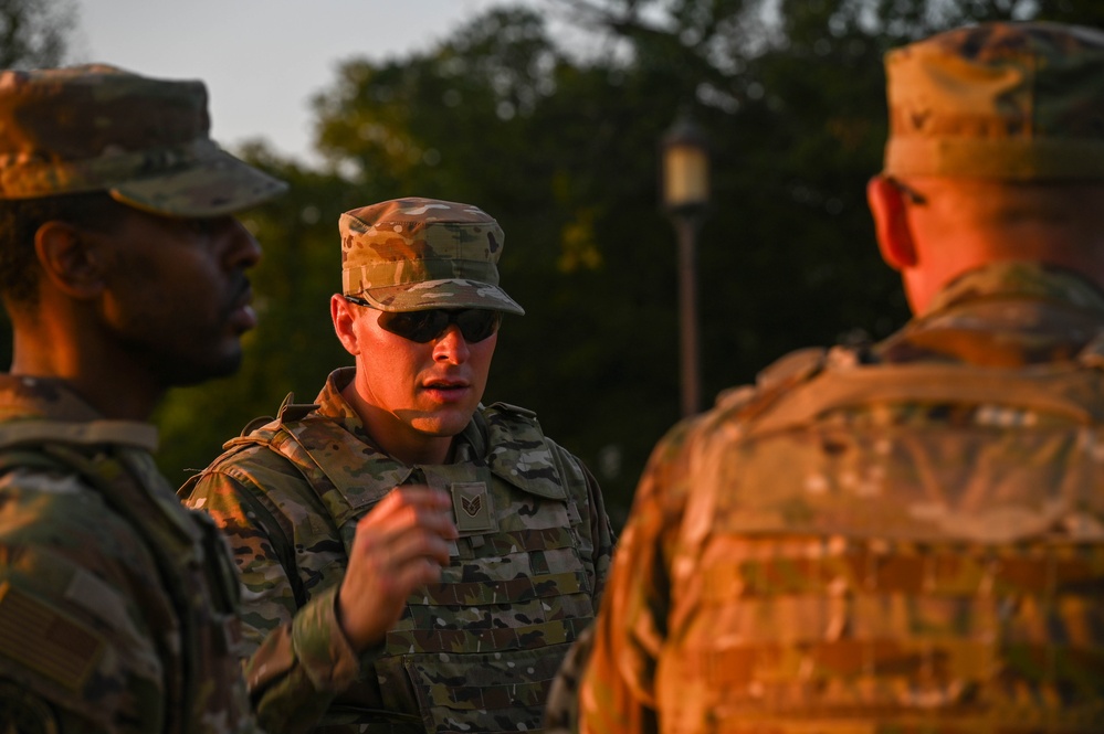 DC Air National Guardsman support DC Safe and Beautiful mission
