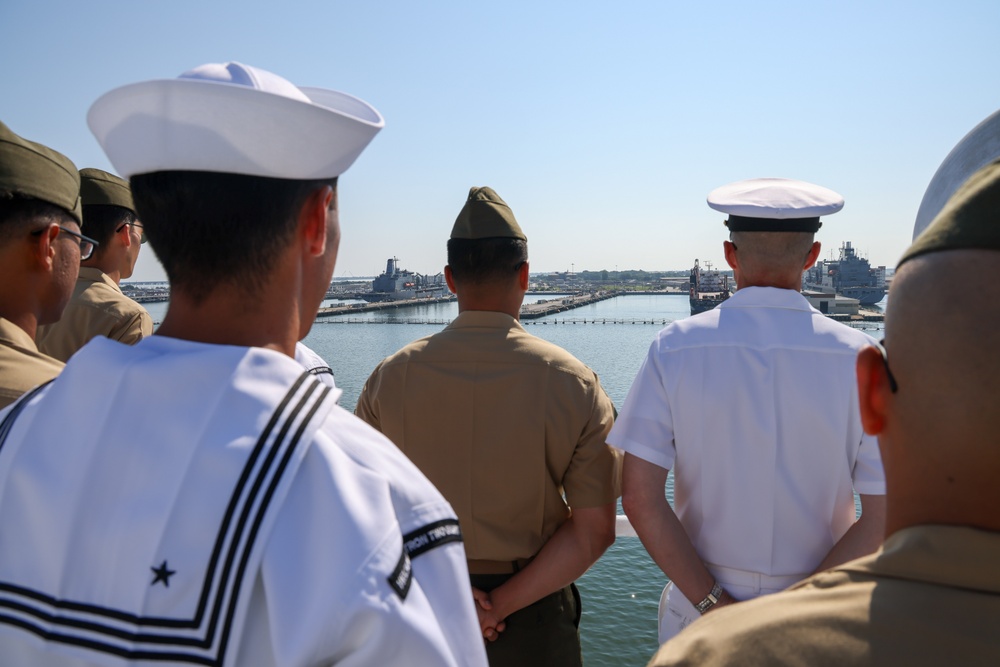 USNS Comfort Returns to Norfolk Naval Station after Completing CP25