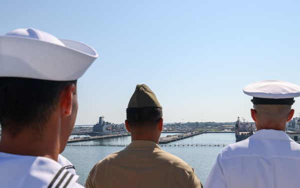 USNS Comfort Returns to Norfolk Naval Station after Completing CP25