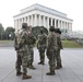 JTF-DC leaders circulate during DC Safe and Beautiful mission
