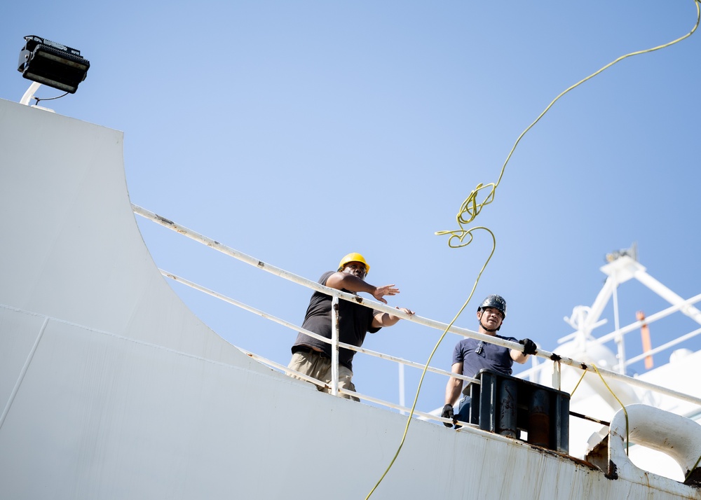 USNS Comfort (T-AH 20) Returns From Continuing Promise 2025