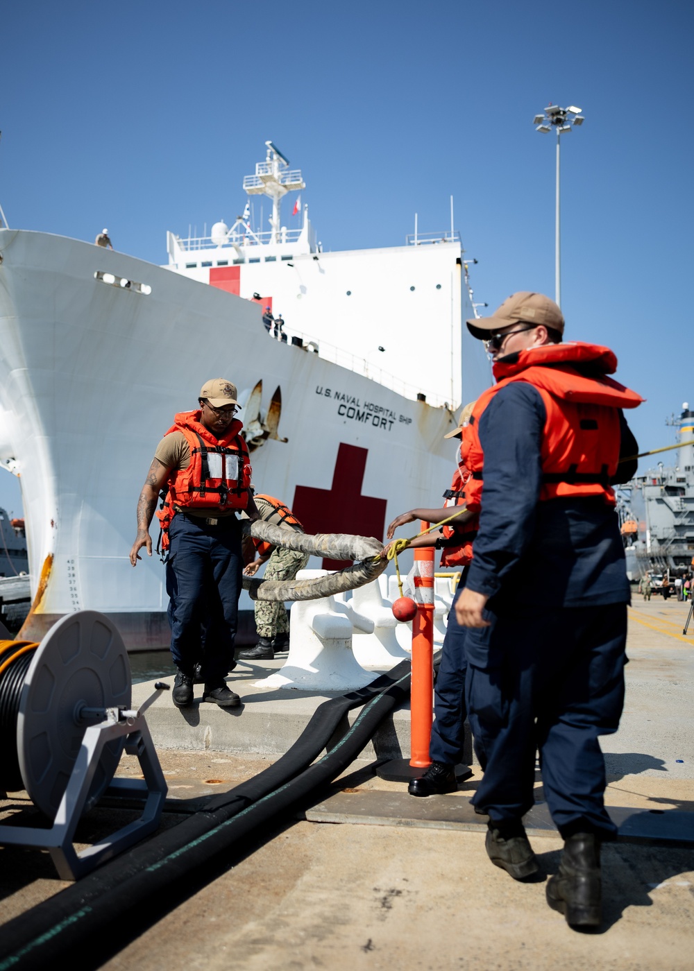USNS Comfort (T-AH 20) Returns From Continuing Promise 2025
