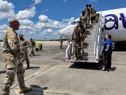 Georgia Army National Guard Soldiers return from Europe