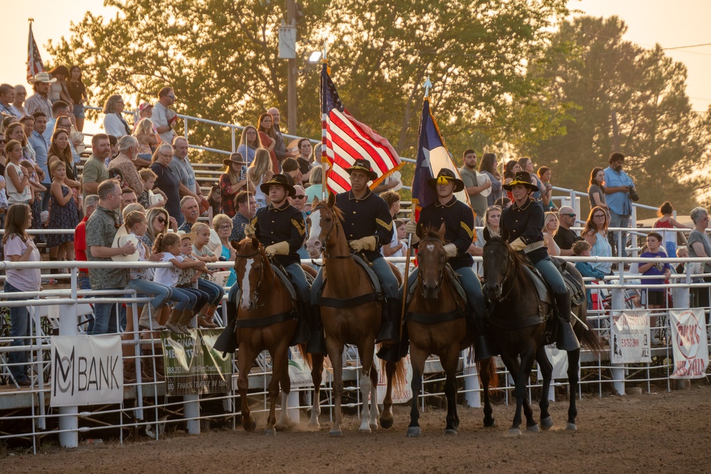 1st Cavalry Division participates in the San Saba Rodeo