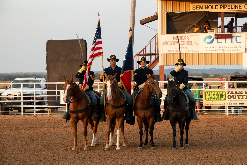 1st Cavalry Division participates in the San Saba Rodeo