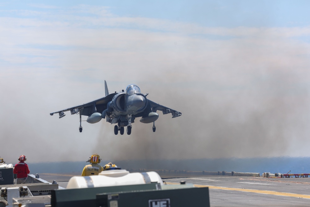 USS Iwo Jima Conducts Flight Operations