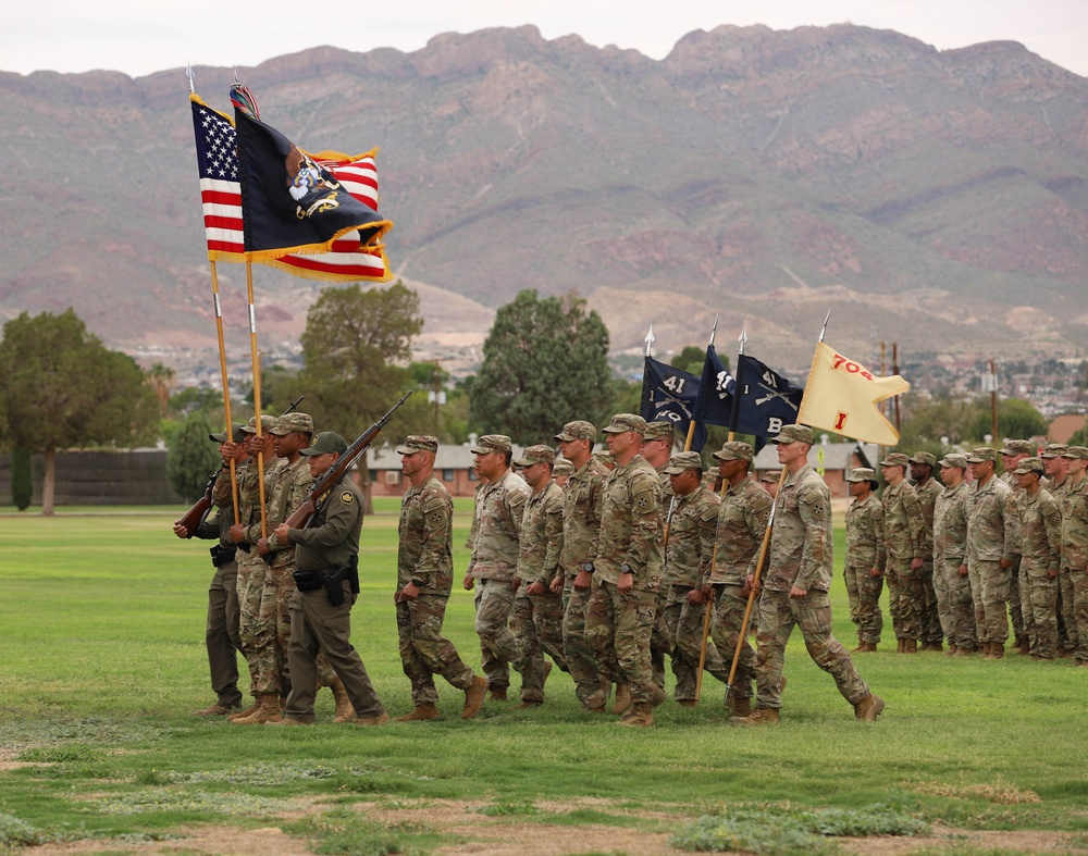 1st Battalion 41st Infantry Regiment change of command ceremony