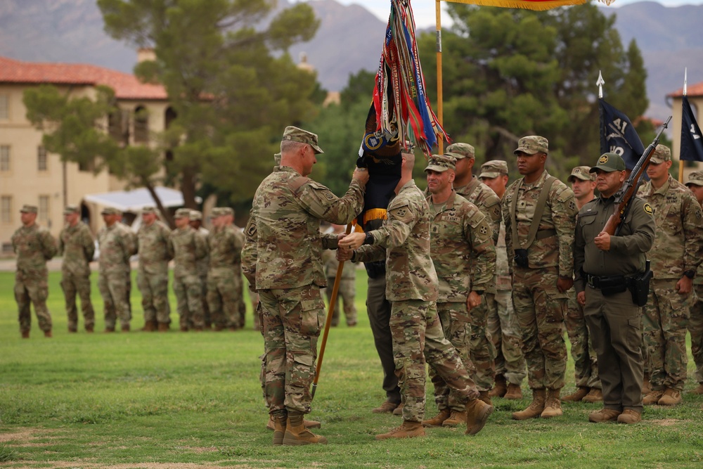 1st Battalion 41st Infantry Regiment change of command ceremony