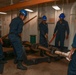 USS Iwo Jima Conducts Anchoring Evolution