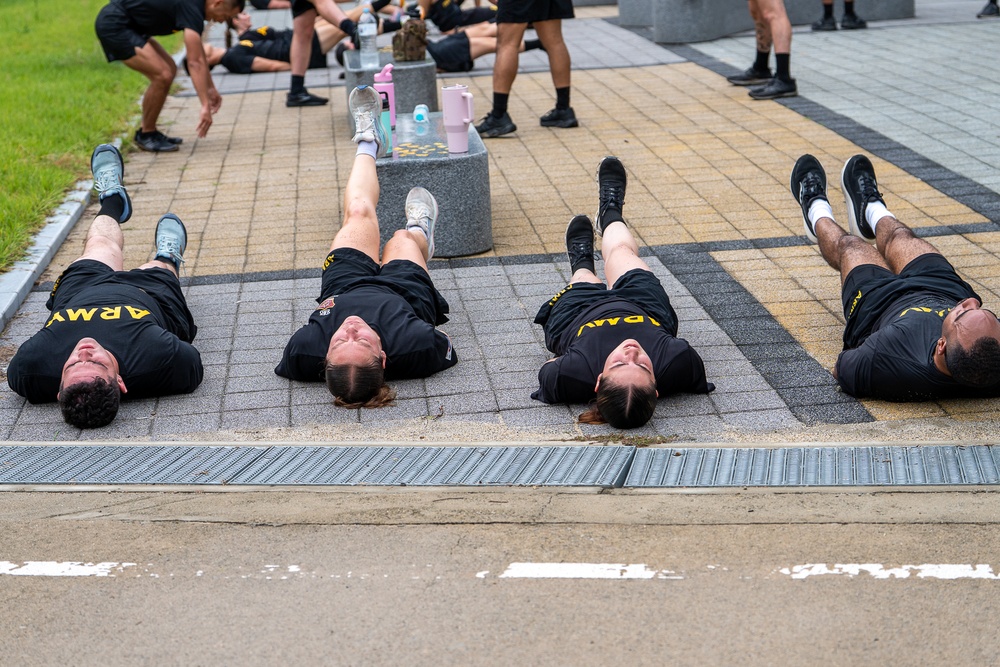 The U.S. Army Materiel Support Command – Korea conducted Officer Physical Training along the scenic Nakdong River Trail, aiming to strengthen bonds, build relationships, and cultivate a culture of teamwork.