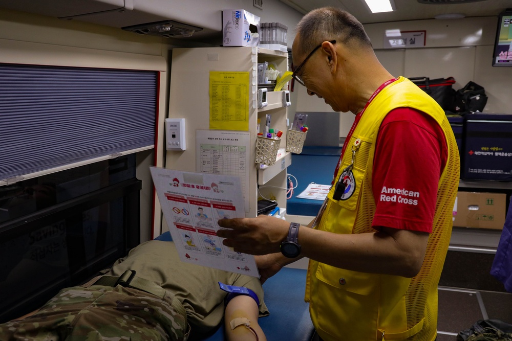 Area I &amp; II BOSS holds August Blood Drive in Camp Casey
