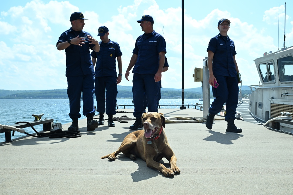U.S. Coast Guard Great Lakes leadership unit tour