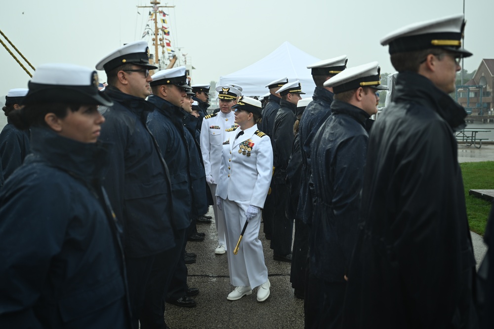 U.S. Coast Guard Cutter Mackinaw (WLBB 30) change of command