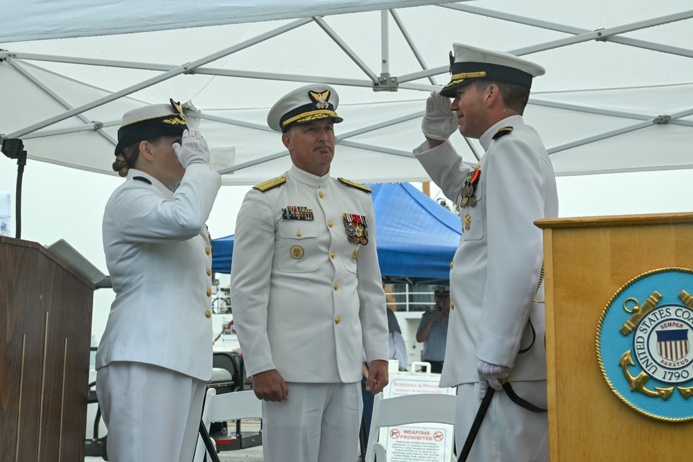 U.S. Coast Guard Cutter Mackinaw (WLBB 30) change of command