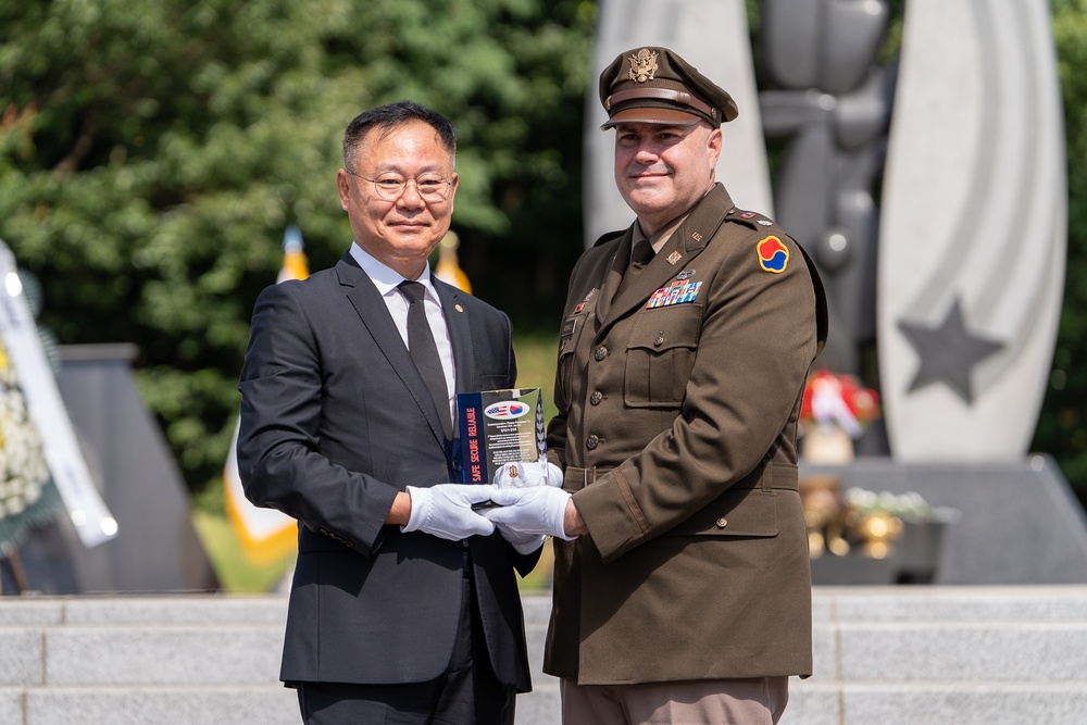 On Aug. 14, the 6th Ordnance Battalion and Chilgok County hosted the 23rd Hill 303 Memorial Ceremony at the Korean American Hill 303 Memorial Park near Camp Carroll in Waegwan.