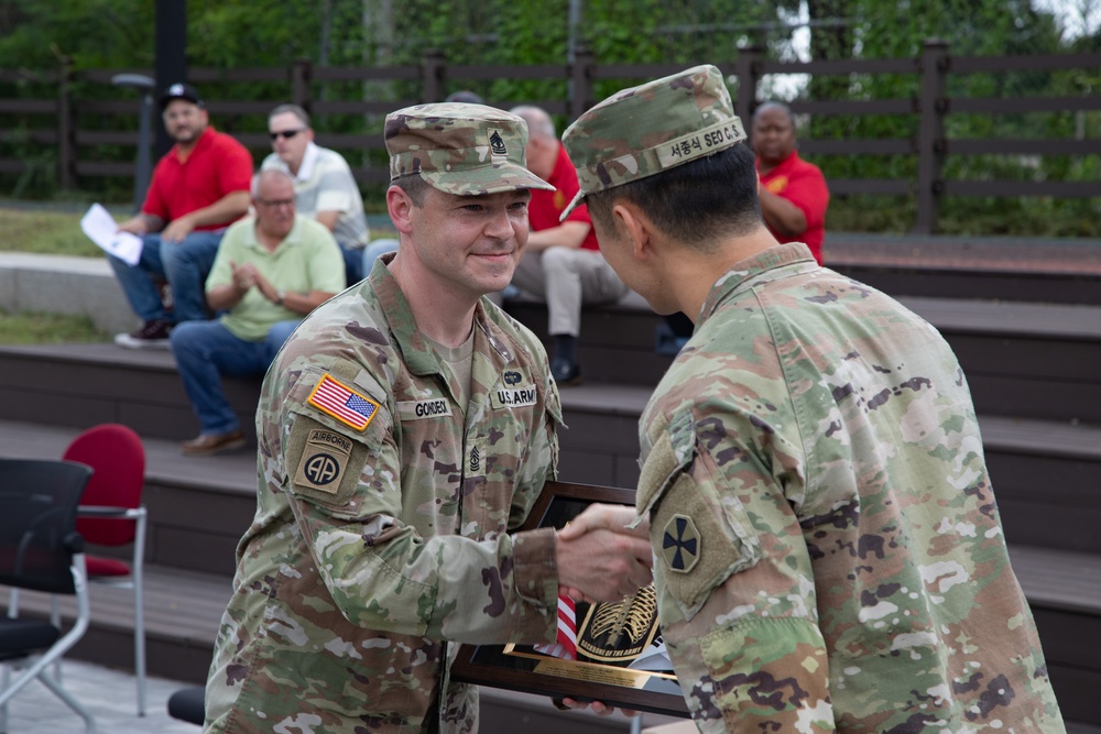 HHC, USAG Yongsan-Casey conducts Change of Responsibility
