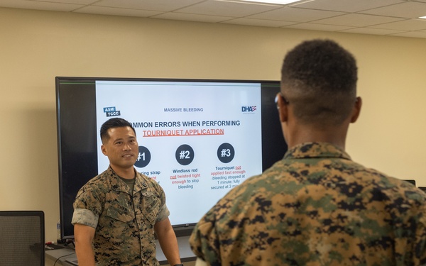 Camp Blaz conducts Tactical Combat Casualty Care training