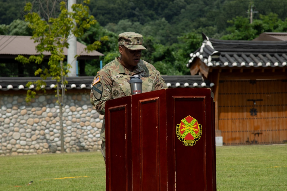 HHC, USAG Yongsan-Casey conducts Change of Responsibility