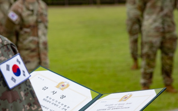 HHC, USAG Yongsan-Casey conducts Change of Responsibility