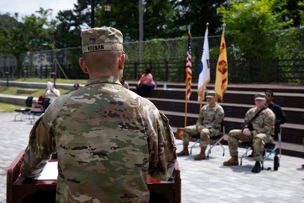 HHC, USAG Yongsan-Casey conducts Change of Responsibility