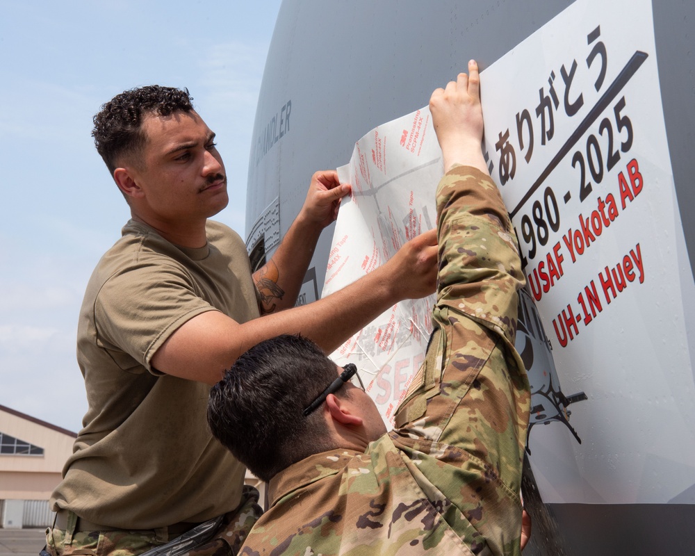 374 AW reveals commemorative UH-1N Huey decal ahead of retirement