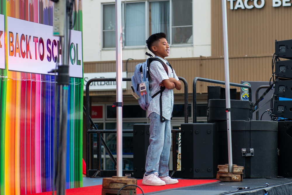 CFAY MWR, Yokosuka NEX Host Back to School Block Party