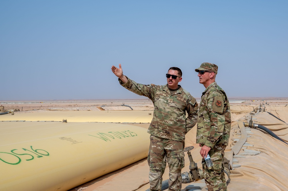 CMSAF Flosi visits the 378th AEW