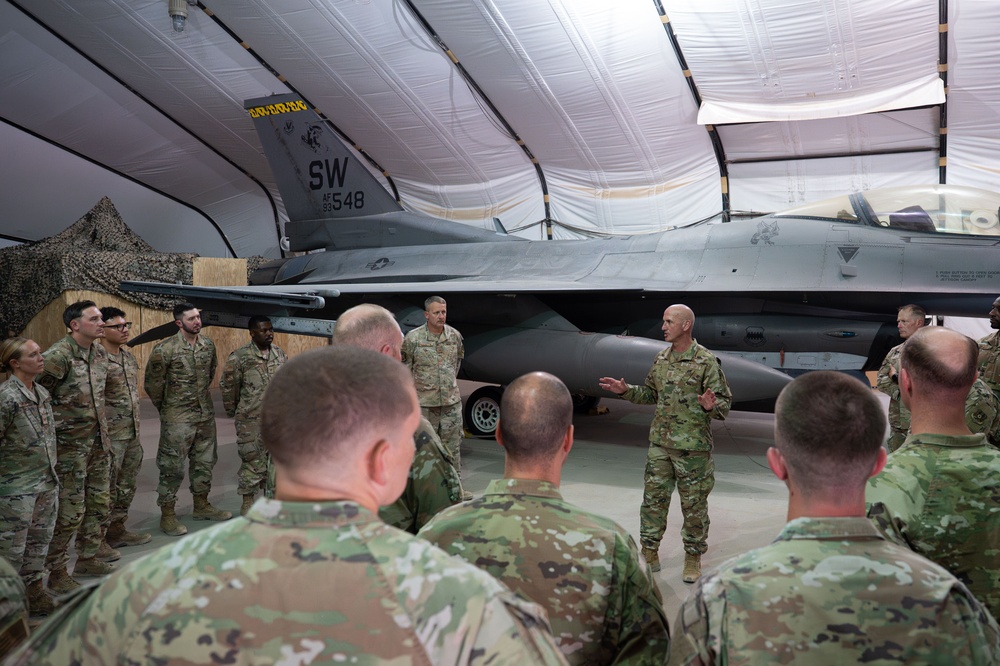 CMSAF Flosi visits the 378th AEW