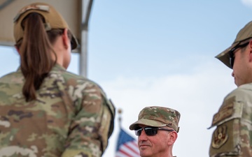 CMSAF Flosi visits the 378th AEW
