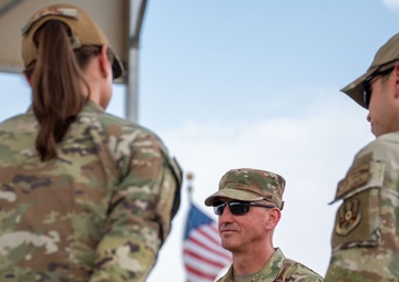 CMSAF Flosi visits the 378th AEW