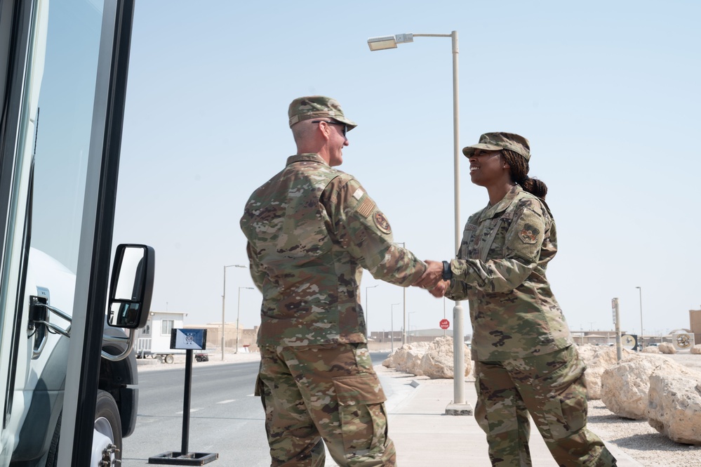 CMSAF Flosi Highlights Mission Focus and Airman Recognition During 379th AEW Visit