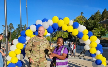 USAG Stuttgart celebrates the first day of school on Panzer Kaserne