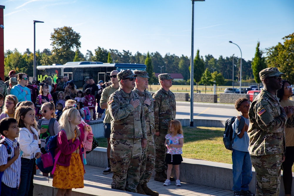 7ATC Brig. Gen Terry Tillis at DODEA Grafenwoehr Elementary