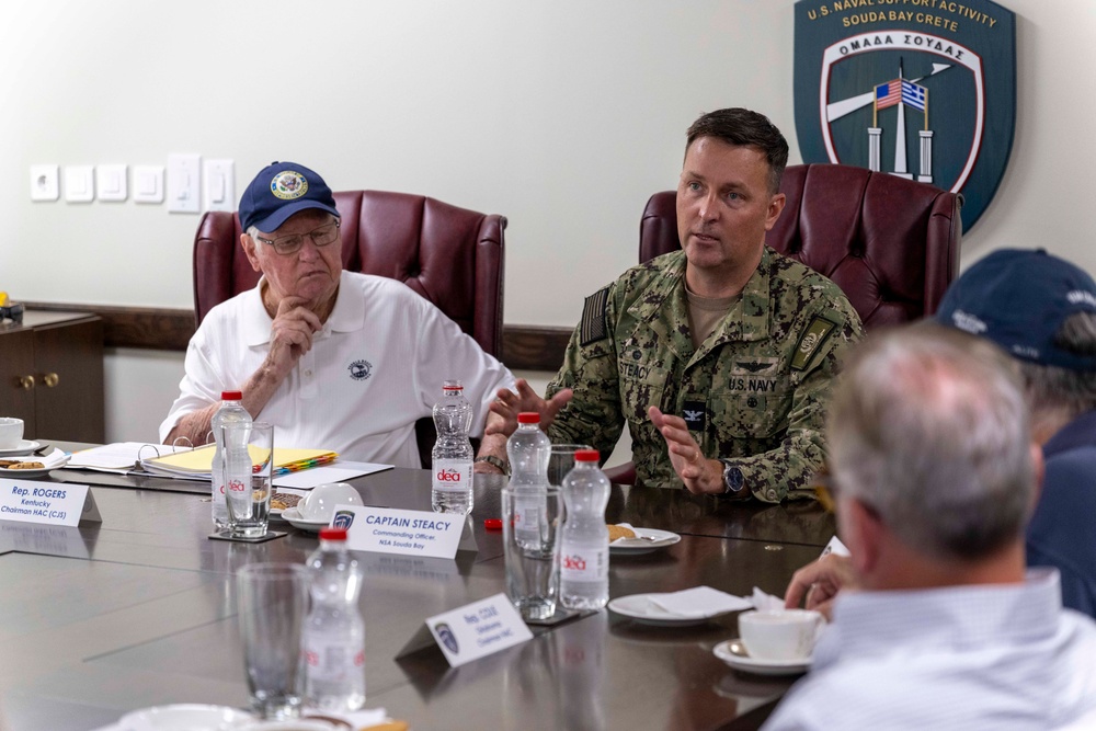 CODEL Hal Rogers Visits NSA Souda Bay