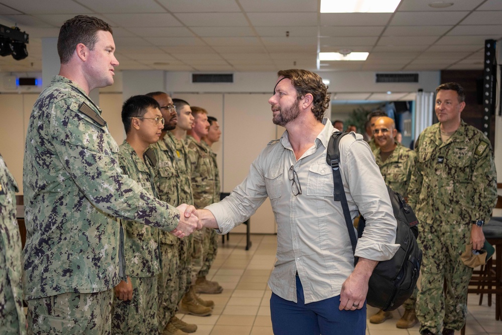 CODEL Dan Crenshaw visits NSA Souda Bay