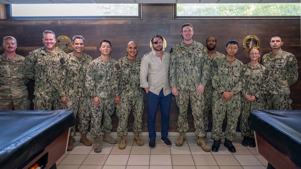 CODEL Dan Crenshaw visits NSA Souda Bay