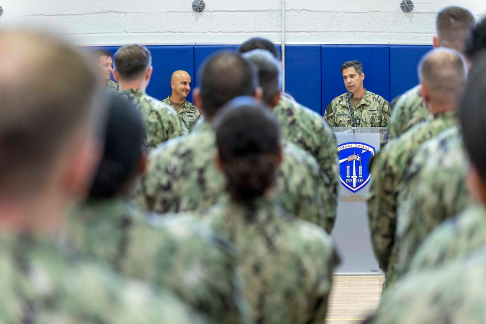 Master Chief Petty Officer Jans Valdespou Assumes Duties as NSA Souda Bay's Command Master Chief