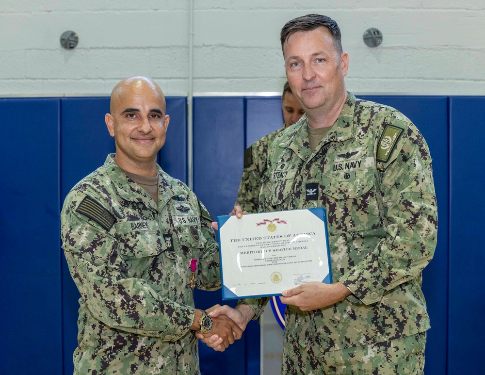 Master Chief Petty Officer Jans Valdespou Assumes Duties as NSA Souda Bay's Command Master Chief
